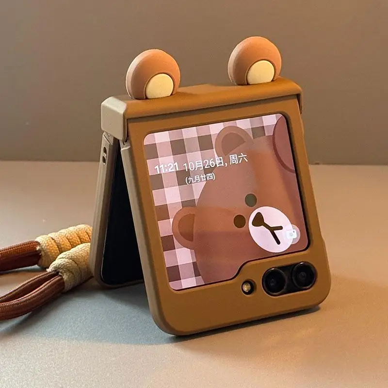 Motorola Tablet Accessories - Cute Ears Hand Strap Hinge Case