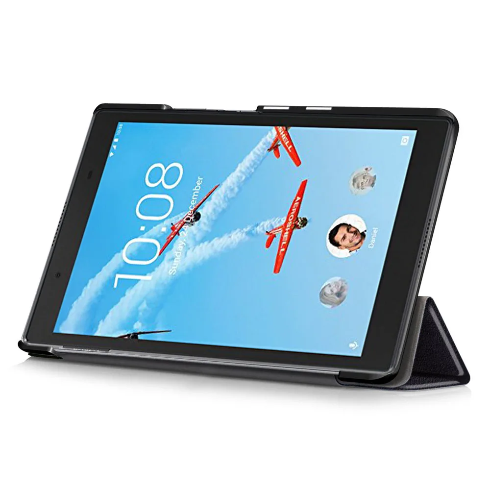 Tablet Cover Accessories - Fold Stand Bracket Leather Cover Case