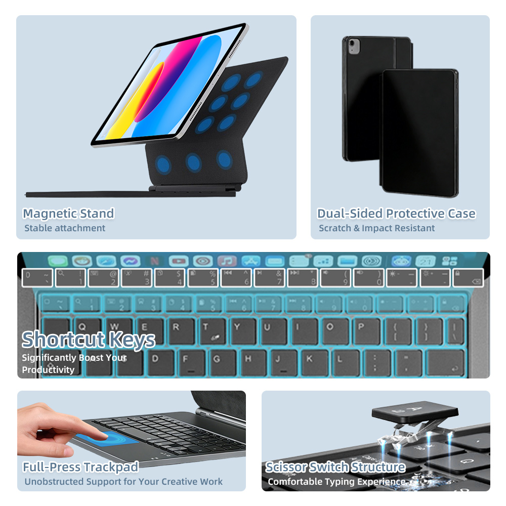 2026 Magic Keyboard with Bluet - Tablet Accessories Keyboard review and price