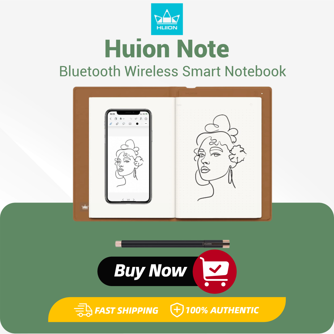 Huion Note Smart Notebook Wire - Huion Tablet Accessories review and price