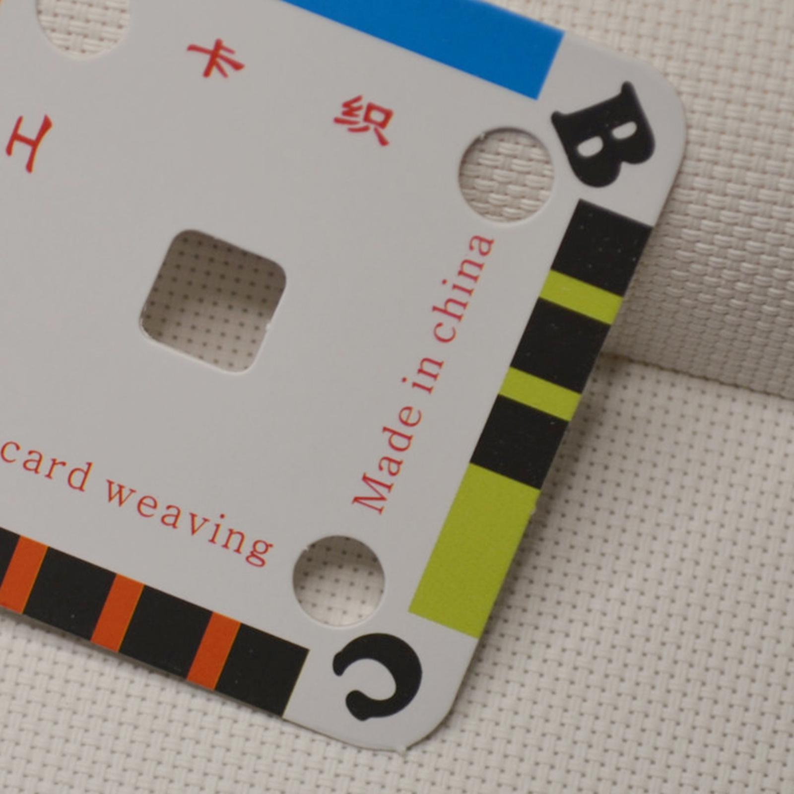 Weaving Card Paper Loom Cards  - Tablet Weaving Accessories review and price
