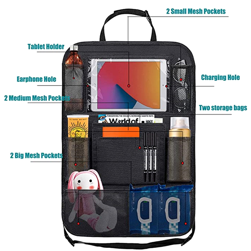 1pc Car Backseat Organizer wit - Tablet Cover Accessories review and price