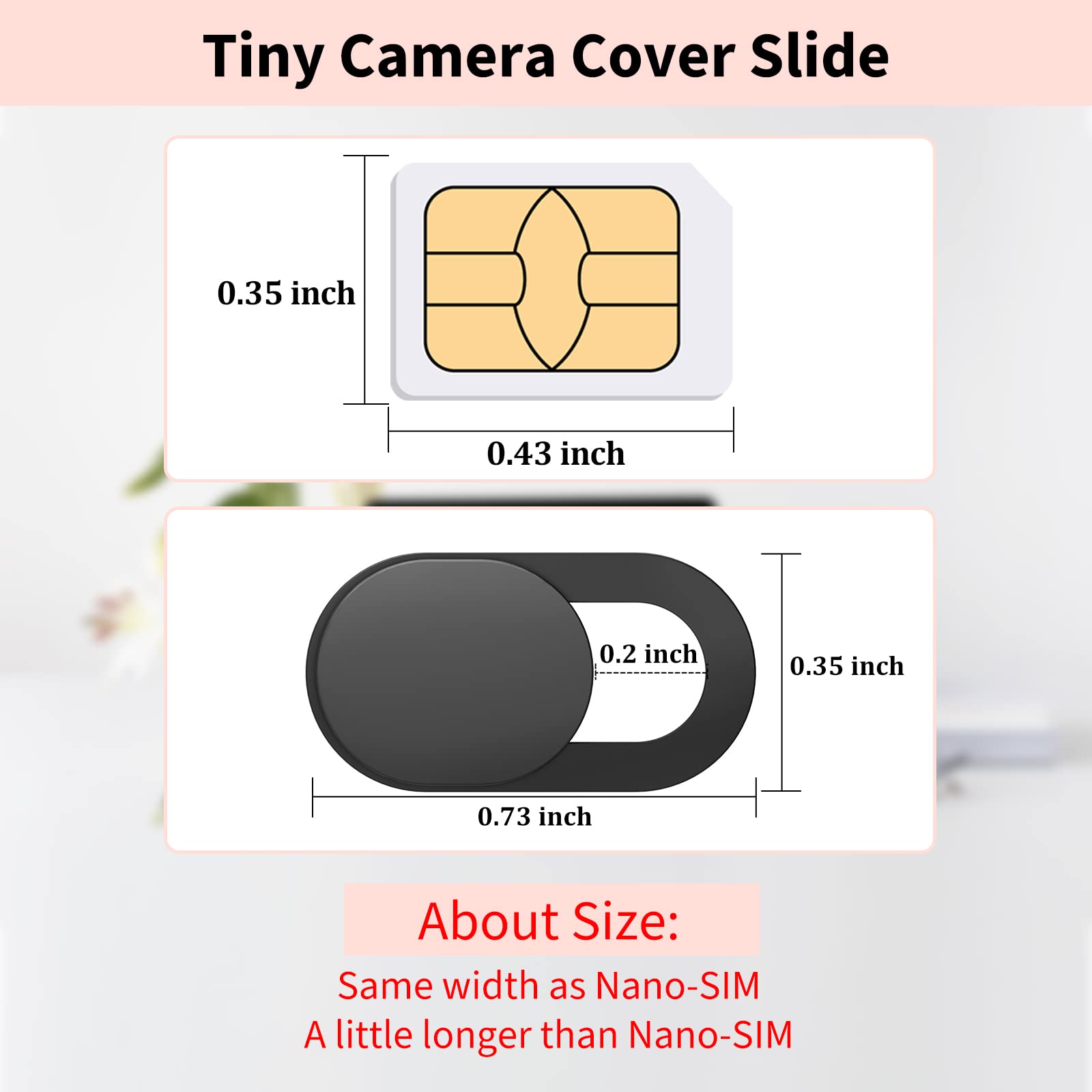 Ultra-Thin Webcam Cover Slide  - Tablet Cover Accessories review and price