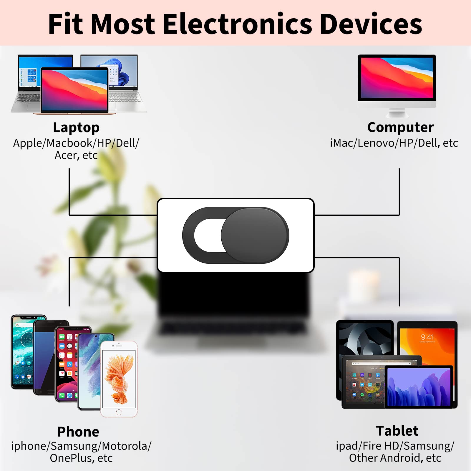 Ultra-Thin Webcam Cover Slide  - Tablet Cover Accessories review and price