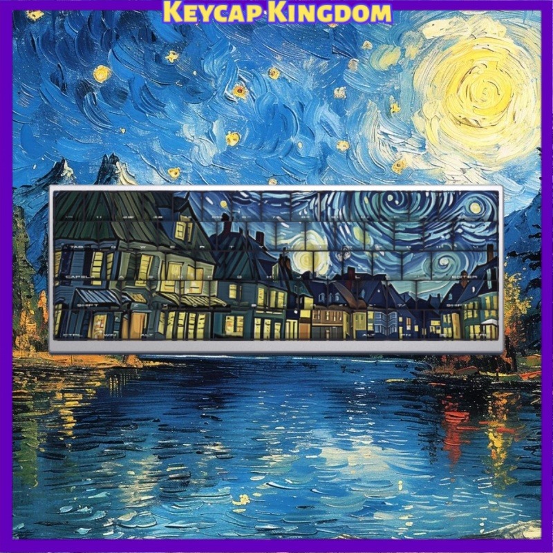 Van Gogh Starry Sky Theme Keyc - Tablet Accessories Keyboard review and price