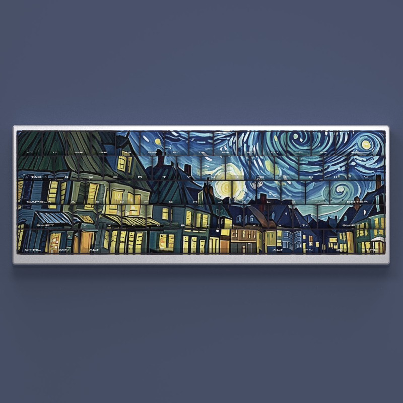Van Gogh Starry Sky Theme Keyc - Tablet Accessories Keyboard review and price