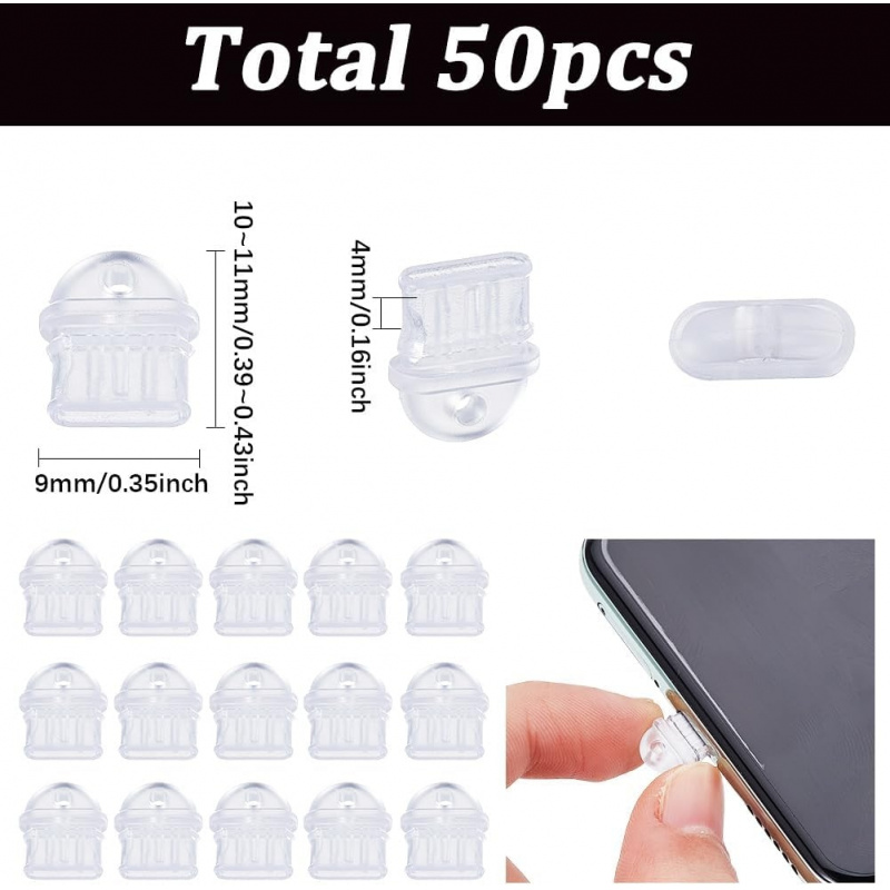 50Pcs Type C Anti Dust Plug Cl - Tablet Cover Accessories review and price
